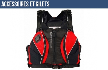 Accessoires et gilets pour canoes et kayaks